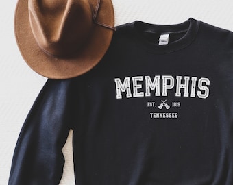 Felpa Memphis Guitar - Felpa Memphis - Cute Memphis Shirt - Memphis Women's - Memphis Men's - Memphis Crewneck