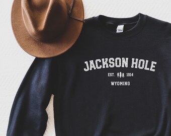 Jackson Hole Wyoming Crewneck Sweatshirt – Unisex Comfort Fit