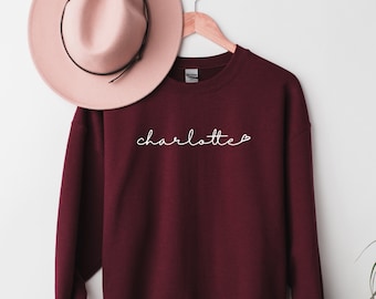 Charlotte Love Sweatshirt - Charlotte Love Sweatshirt - Charlotte North Carolina T-shirt - Charlotte Charlotte Sweatshirt - Queen City - Tolle Geschenkidee