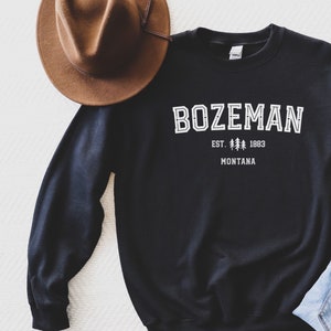 Bozeman Crewneck Sweatshirt - Bozeman Montana Sweatshirt - Bozeman Shirt - Bozeman Sweatshirt - Bozeman T-Shirt - Montana Shirt