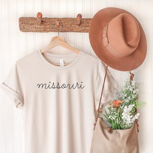 Missouri Women&#39;s Shirt - Cute Missouri Shirt - Missouri T-Shirt - Missouri Bachelorette - Missouri Crewneck - Missouri Womens Shirt