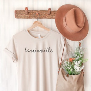 Louisville Women&#39;s Shirt - Louisville T-Shirt - Louisville Bachelorette - Cute Louisville Shirt - Louisville Crewneck - Louisville Gift