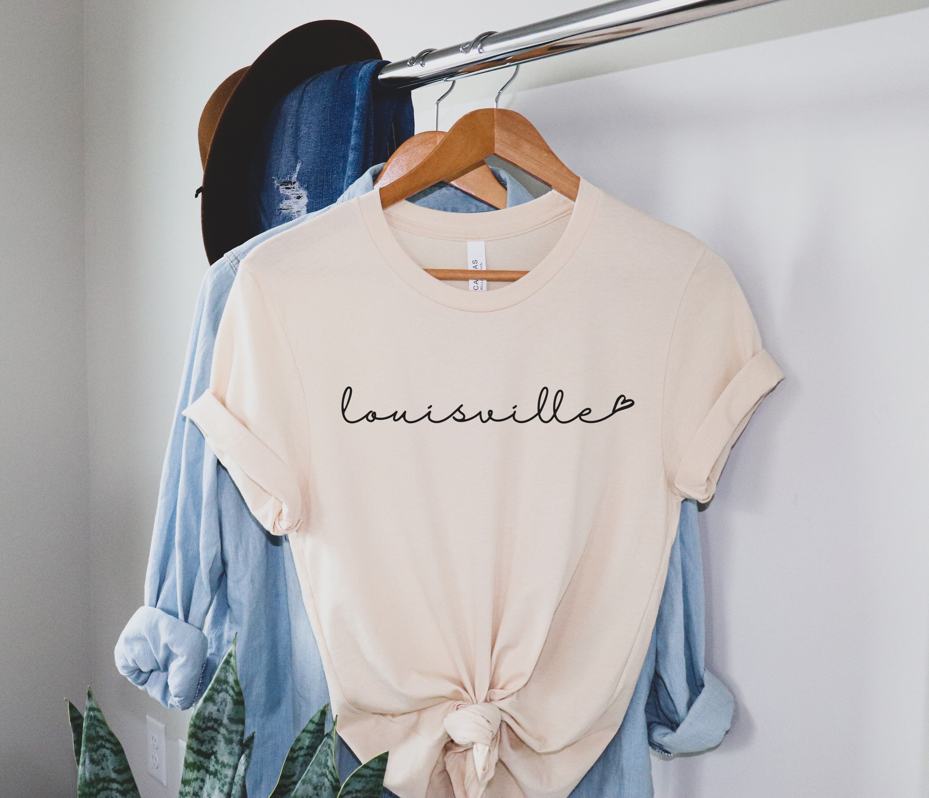 TheOutboundCo Louisville Love T-Shirt - Louisville T-Shirt - Louisville Bachelorette - Cute Louisville Shirt - Louisville Crewneck - Louisville Gift