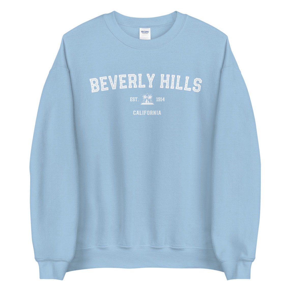 Beverly Hills Sweatshirt Beverly Hills California Sweatshirt Etsy