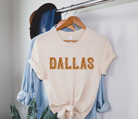 Dallas Western T-Shirt - Dallas Shirt - Retro Dallas - Dallas Gift - Texas T-Shirt - Retro Texas - Dallas T-Shirt - Texas T-Shirt