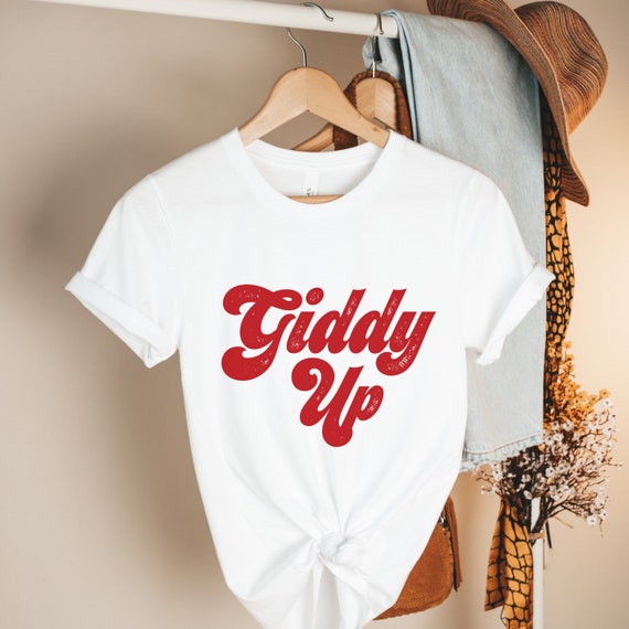 Giddy up Retro T-shirt Giddy up T-shirt 