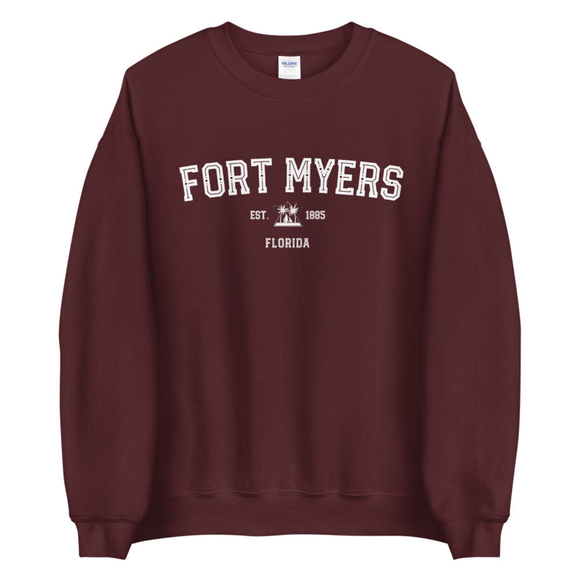 Fort Myers Crewneck Sweatshirt Fort Myers Sweatshirt Fort | Etsy