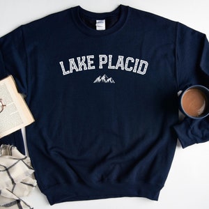Lake Placid Mountains Sweatshirt - Lake Placid Sweatshirt - Adirondack Mountains Shirt - Lake Placid Sweatshirt - Lake Placid T-Shirt