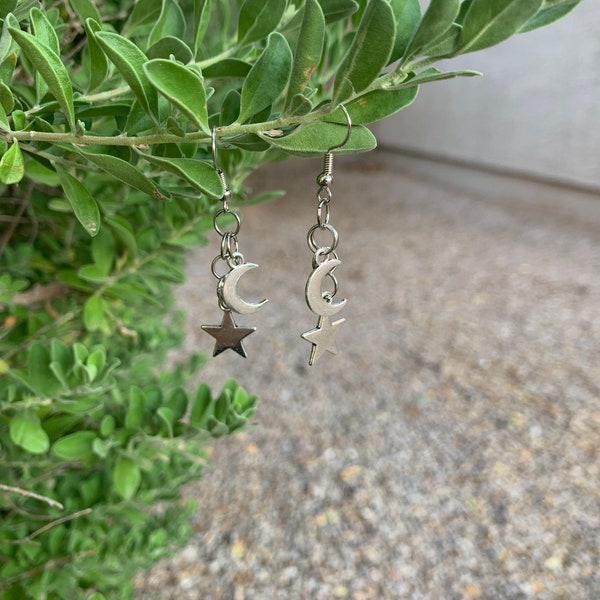 Starry night earrings
