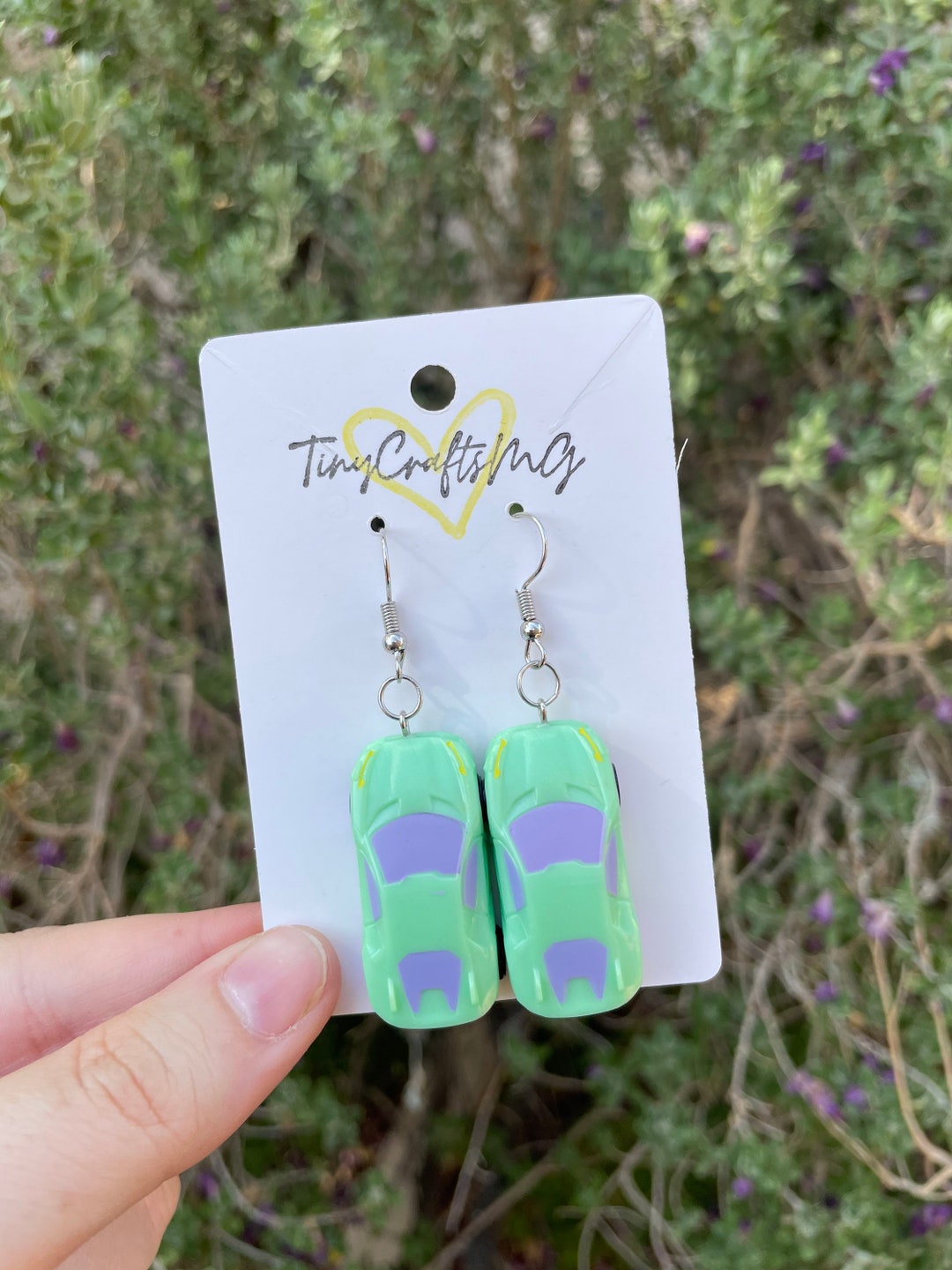 Toy Car Earrings Etsy