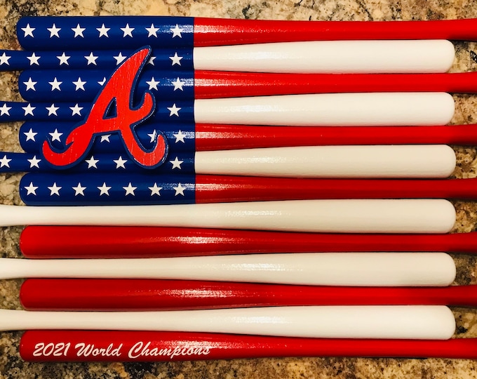 Baseball Bat Flag Etsy