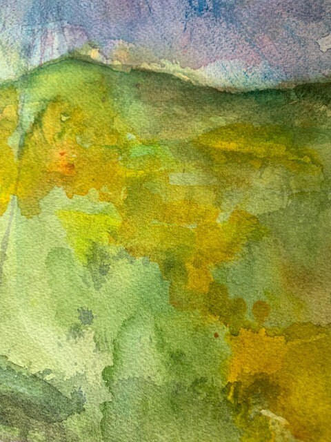 The Land Flowing With Milk and Honey Original Watercolor Print 16x20 - Etsy