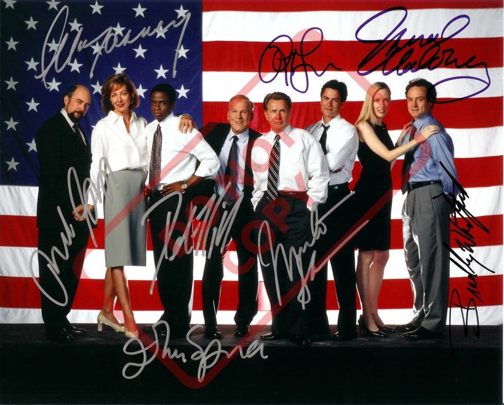 The West Wing cast 8.5x11 Autographed Signed Reprint Photo Etsy