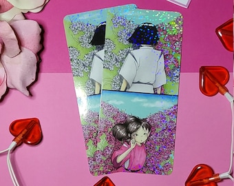 Marcador de Spirited Away - Marcador inspirado en Studio Ghibli iredescente, Marcador único, Marcador de fantasía, Marcador Kawaii