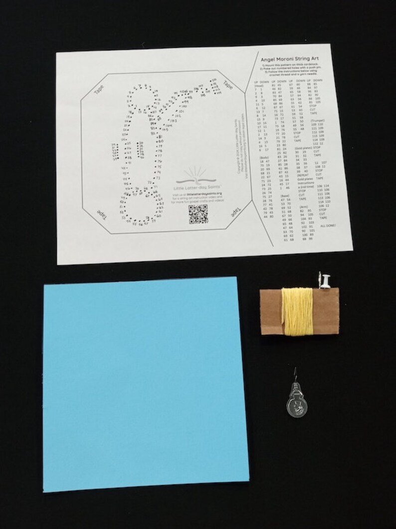 Angel Moroni String Art Kit - Etsy