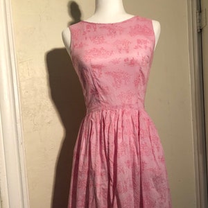 Vintage 1950er Jahre Sonnenkleid