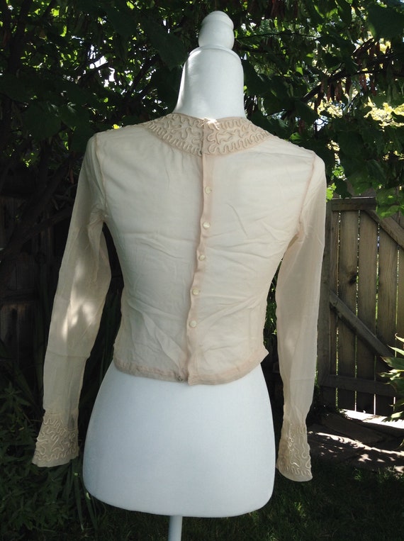 Antique Vintage 1910s Edwardian Blouse - image 3