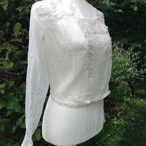 Antique Vintage 1910s Edwardian Blouse image 5