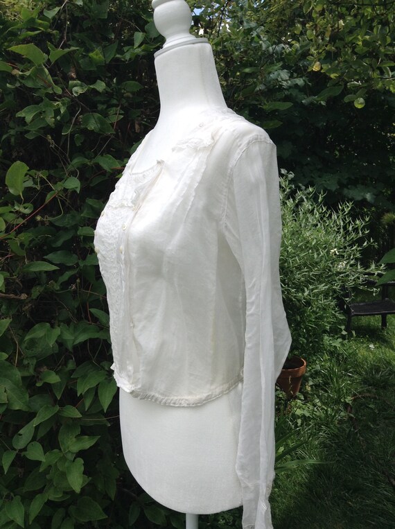 Antique Vintage 1910s Edwardian Blouse - image 2