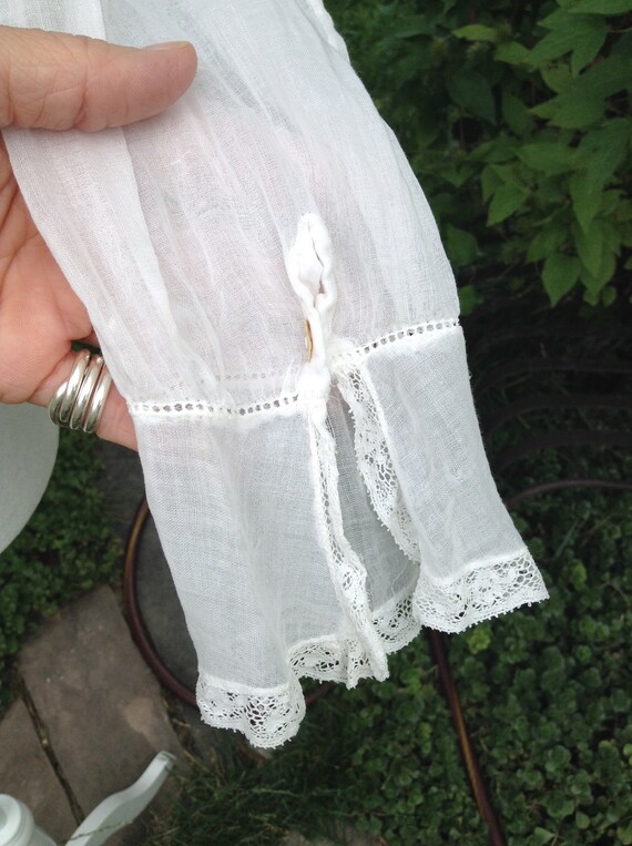 Antique Vintage 1910s Edwardian Blouse - image 6