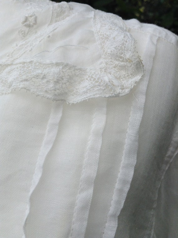 Antique Vintage 1910s Edwardian Blouse - image 8
