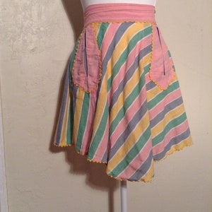 Vintage Mid-Century 1950s Cotton Apron