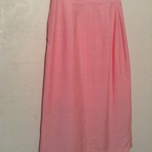 Vintage 1950s Pink Pencil Skirt