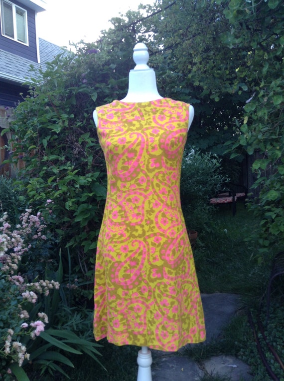 Vintage 60s A-Line Dress