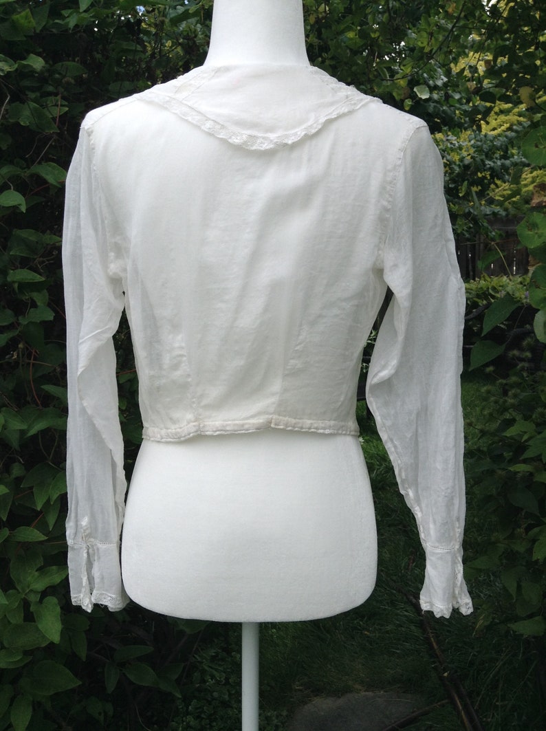 Antique Vintage 1910s Edwardian Blouse image 4