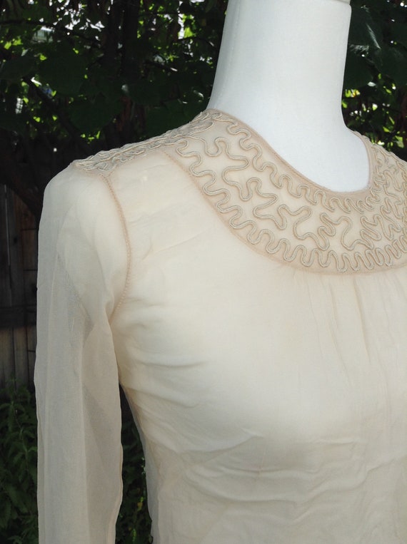 Antique Vintage 1910s Edwardian Blouse - image 7