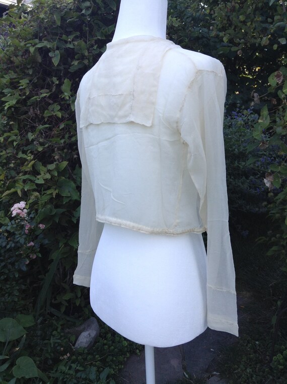 Antique Vintage 1910s Edwardian Blouse - image 4