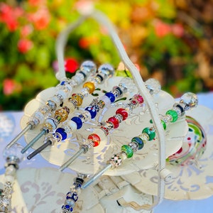 Small Fairy Garden Stakes, 7” sun catcher, multiple colors, Christmas or Hanukkah  gift, birthday, MOTHER’S DAY, garden gift, garden decor