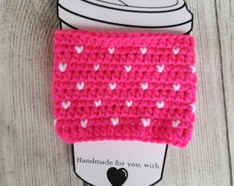 Little Hearts Cup Cozy