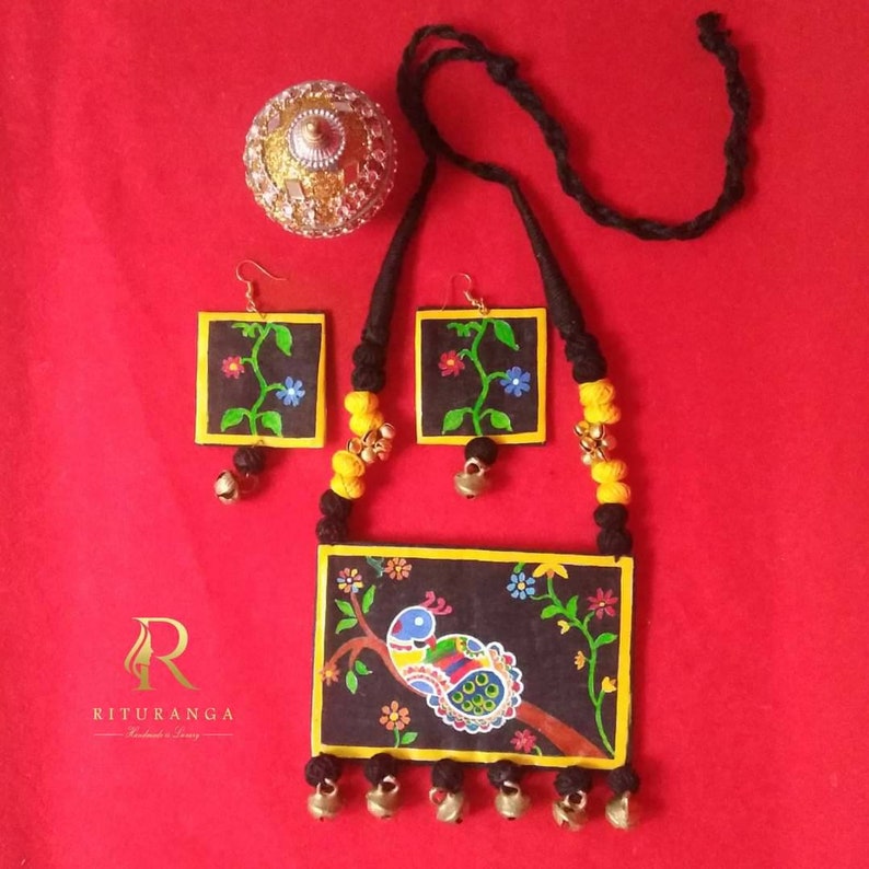 handmade febric jewelry
