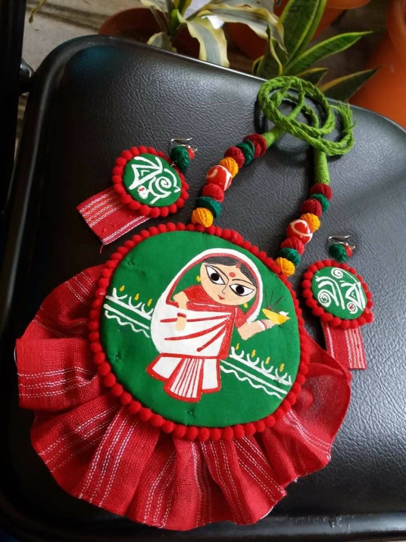 handmade febric jewelry