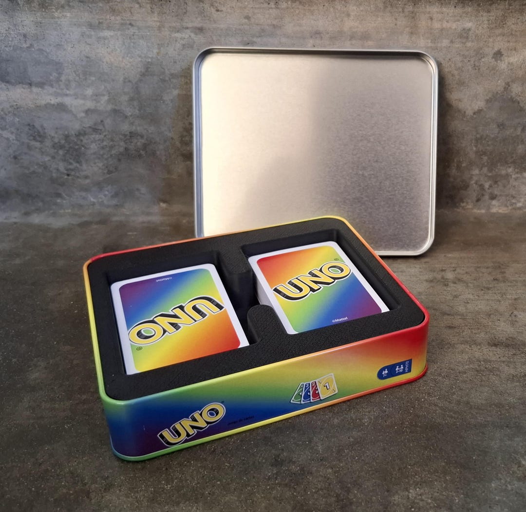 Uno Card Tin Insert Tray - Etsy