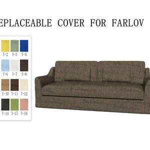 Replaceable Sofa Covers For FÄRLÖV(3 Seats,2 Seats,1 Seat,Footstool),Sofa covers,FÄRLÖV sofa covers,sofa covers for Farlov,Couch covers
