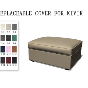 Replaceable Sofa Covers For KIVIK(Footstool),Sofa Covers for kivik,kivik sofa covers,kivik Couch Covers,Couch Covers,cover for kivik couch