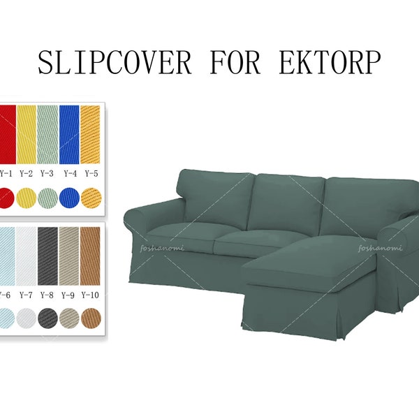 Replaceable Sofa Covers For EKTORP(3 Seats With Chaise),Sofa covers,Ektorp sofa covers,sofa covers for Ektorp,couch covers for Ektorp