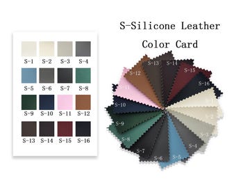 Artificial leather samples,S-Silicone Leather