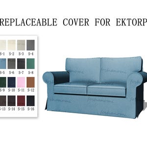 Replaceable Sofa Covers For EKTORP(2 Seats),Sofa Covers,Ektorp sofa covers,sofa covers for Ektorp,couch covers for Ektorp,couch covers