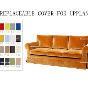 Replaceable Sofa Covers For UPPLAND(3 Seats),Uppland Slipcover,Comfortable,500 + fabric color options