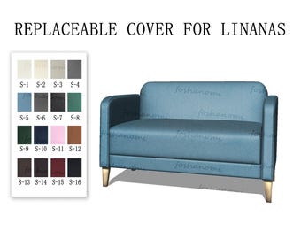 Replaceable Sofa Covers For LINANÄS(2 Seats),Sofa covers,LINANÄS sofa covers,sofa covers for Linanas,Couch covers for Linanas,Couch covers
