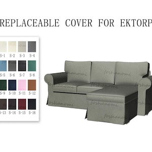 Replaceable Sofa Covers For EKTORP(3 seat with Chaise/2 seat+1 chaise),Sofa Covers,Ektorp sofa covers,sofa covers for Ektorp,couch covers