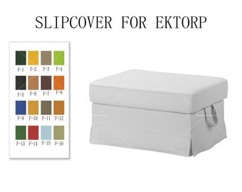 Replaceable Sofa Covers For EKTORP(footstool),Sofa covers,Ektorp sofa covers,Ottoman cover for Ektorp,Couch covers,sofa cover for Ektorp