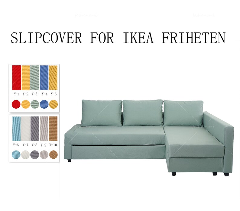 IKEA FRIHETEN Sofa Covers3 Seats Bed With Chaise/2 Etsy