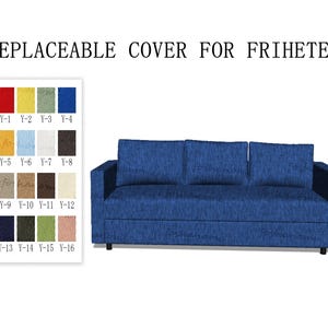 Replaceable Sofa Covers For FRIHETEN(3 Seats sofa Bed),FRIHETEN sofa covers,sofa covers for Friheten,Couch Covers for Friheten,Sofa covers