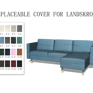 Replaceable Sofa Covers For LANDSKRONA(2 Seats+Chaise/3 Seats+Chaise),LANDSKRONA sofa covers,covers for Landskrona sofa,Sofa Covers