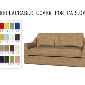 Austauschbare Sofabezüge für FÄRLÖV(2 Sitzer),Sofabezüge,FÄRLÖV Sofabezüge,Sofabezüge für Farlov,Couchbezüge für Farlov,Farlov Couchbezüge