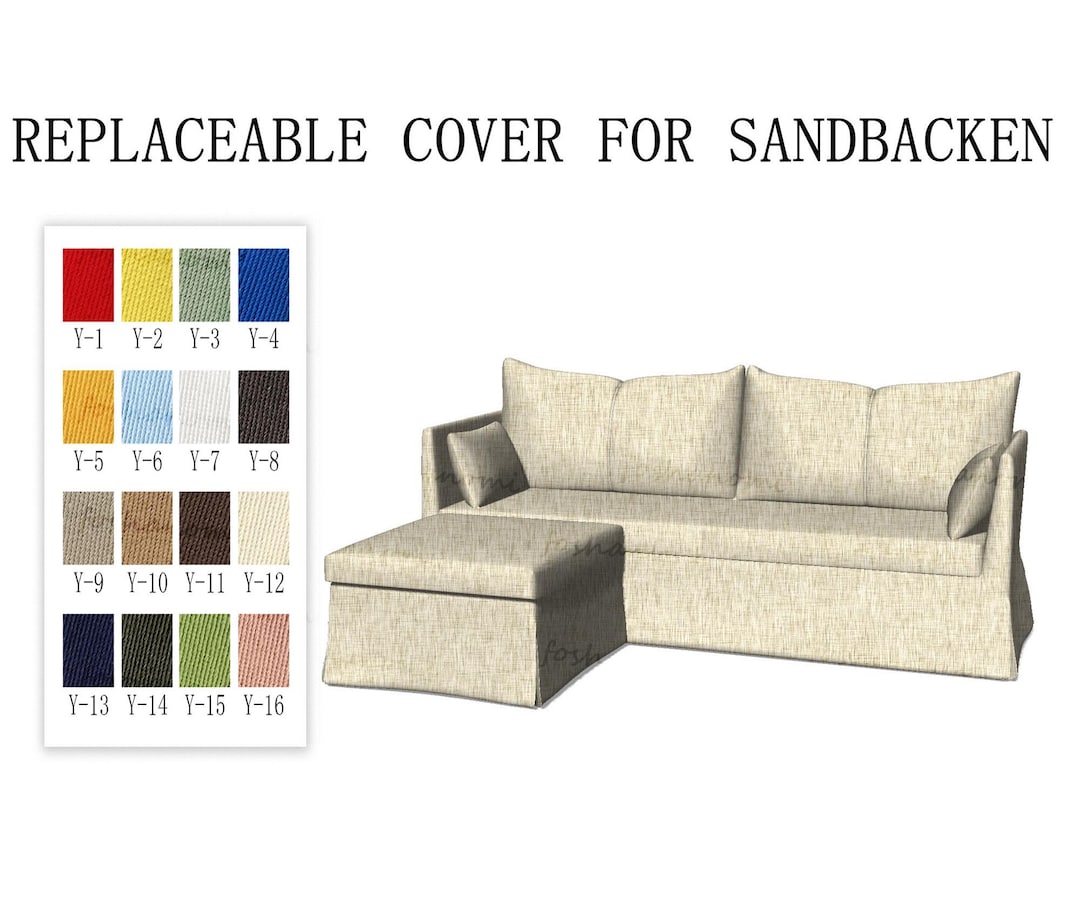 Replaceable Sofa Covers for Sandbacken,sofa Covers,sandbacken Sofa